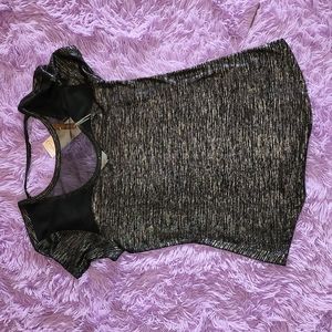 Candies×Sarah Hyland Metallic Top